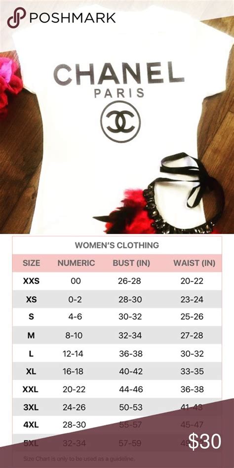 chanel clothing sizing chart|chanel size chart for women.